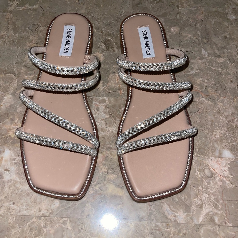 Steve Madden: Starie (rhinestones) size 9